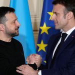 French President Macron meets Ukraine's President Zelenskiy in Paris